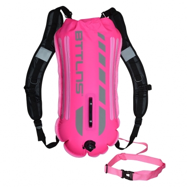 BTTLNS Saferswimmer security lighted buoy dry bag Scamander 2.0 pink