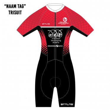 BTTLNS "NAAM TAG" Aero Pro trisuit korte mouw heren TVA  
