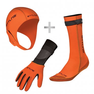 BTTLNS Neoprene accessories bundle orange 