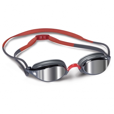 BTTLNS Shrykos 1.0 mirror smoke lenses goggle silver/red