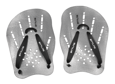 BTTLNS hand paddles silver Trireme 1.0