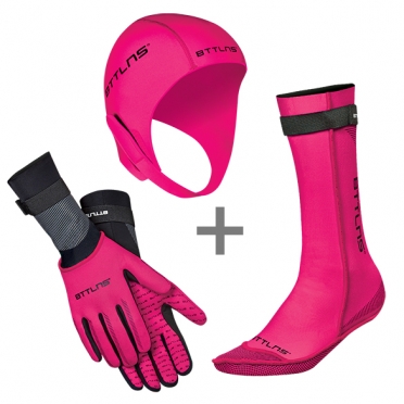 BTTLNS Neoprene accessories bundle pink
