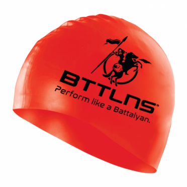 BTTLNS Silicone swimcap red Absorber 2.0