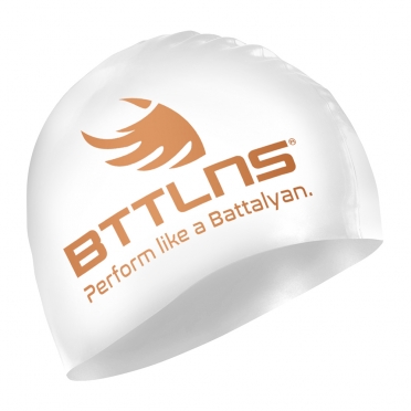 BTTLNS Absorber 2.0 Silicone swimcap white/gold