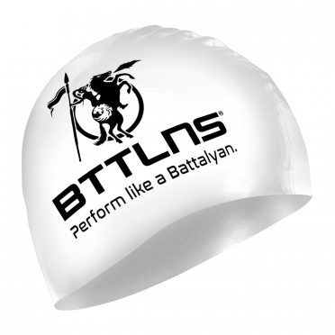 BTTLNS Silicone swimcap white Absorber 2.0 