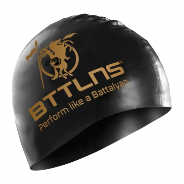 BTTLNS Silicone swimcap black-gold Absorber 2.0