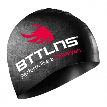 BTTLNS Absorber 2.0 SE Silicone swimcap Onyx Black/Red 