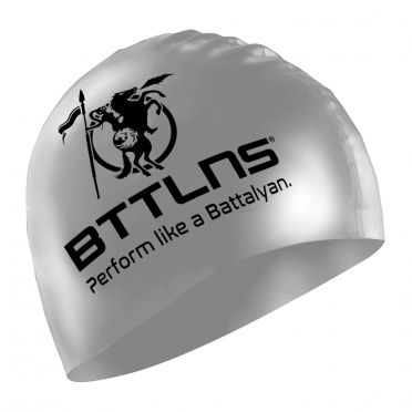 BTTLNS Silicone swimcap prestige silver Absorber 2.0 