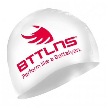 BTTLNS Absorber 2.0 Silicone swimcap white/red 