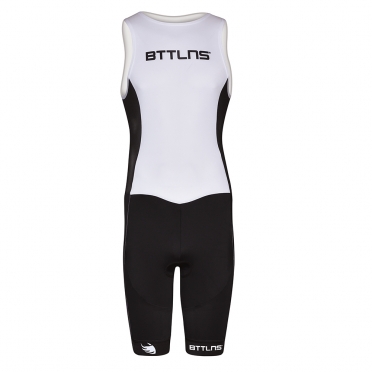 Kona II Men’s Triathlon Suit Sleeveless Speedsuit Skinsuit Trisuit with Storage Pocket and Bonus Race Bib Belt 