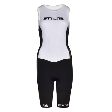BTTLNS Goddess ITU trisuit sleeveless white Nemesis 1.0