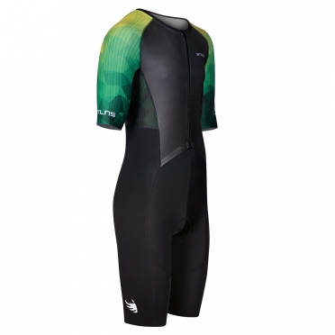 BTTLNS Nemean 1.0 pro aero trisuit short sleeve green Gods 