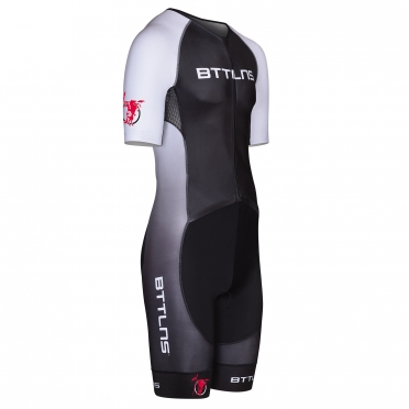 BTTLNS Typhon 2.0 trisuit short sleeve 2022 black/white Gods 