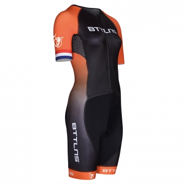 BTTLNS Typhon 2.0 trisuit short sleeve 2022 black/orange Goddesses 