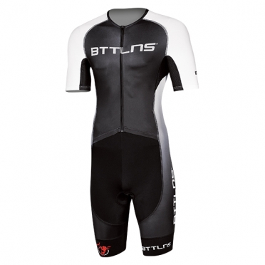 BTTLNS Gods trisuit short sleeve Typhon 2.0 black/white