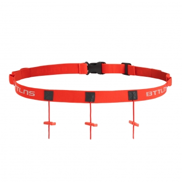 BTTLNS Race number belt Keeper 2.0 red 