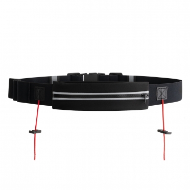 BTTLNS Talos 1.0 race belt with lycra zip pocket Divine Black 