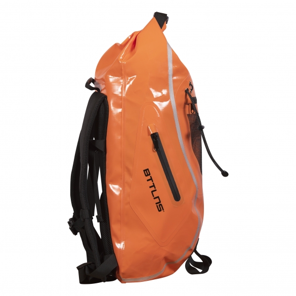 orange waterproof backpack
