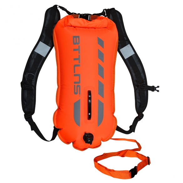 BTTLNS Saferswimmer 28 liter backpack buoy Kronos 1.0 orange 0121004-034