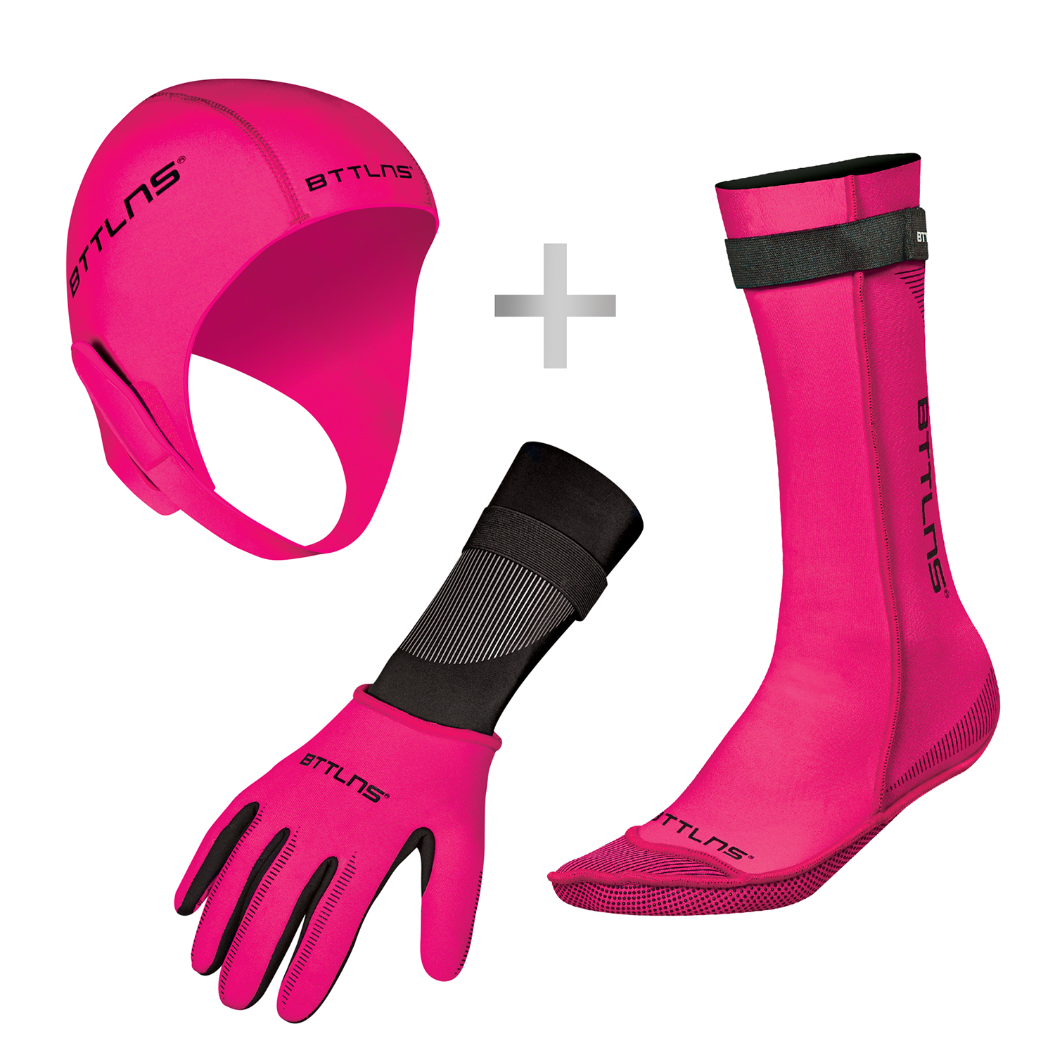 BTTLNS Neoprene accessories bundle pink 0120017-072