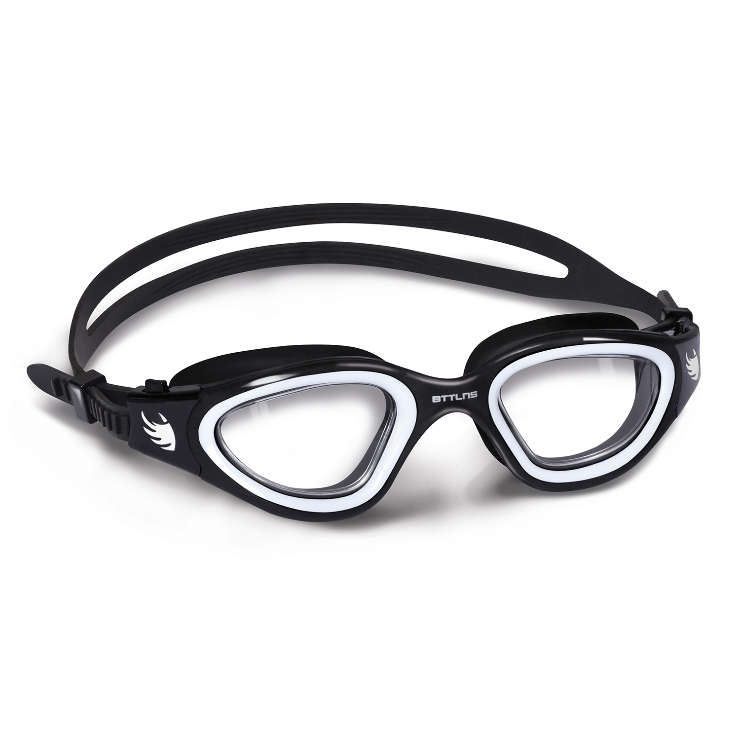 BTTLNS clear lens goggles black/white Ghiskar 1.0  0119001-001