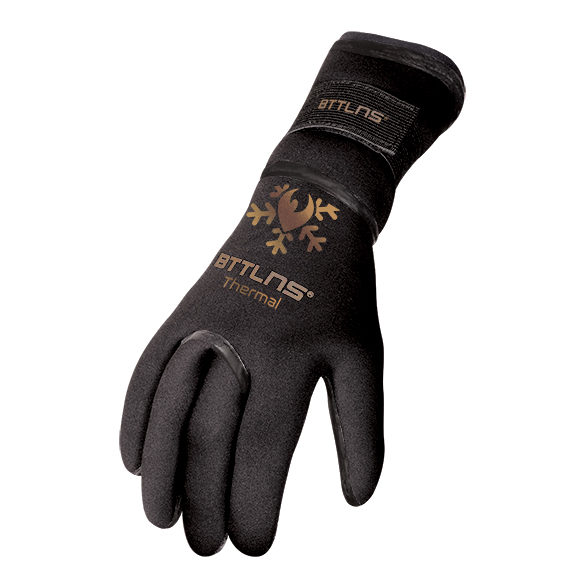 BTTLNS Neoprene thermal swim gloves Chione 1.0 gold 0121016-087