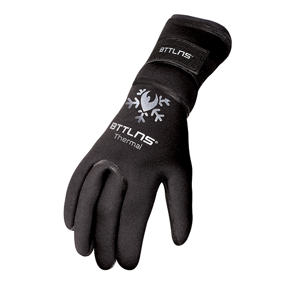 BTTLNS Neoprene thermal swim gloves Chione 1.0 silver 0121016-097