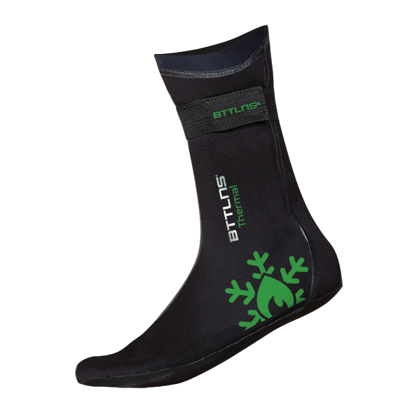 BTTLNS Neoprene thermal swim socks Kheimon 1.0 green  0121017-037