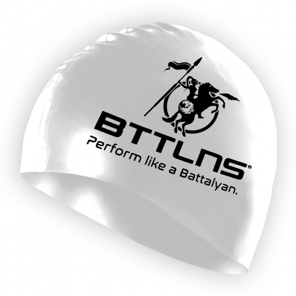 BTTLNS Silicone swimcap white Absorber 2.0 0318005-001