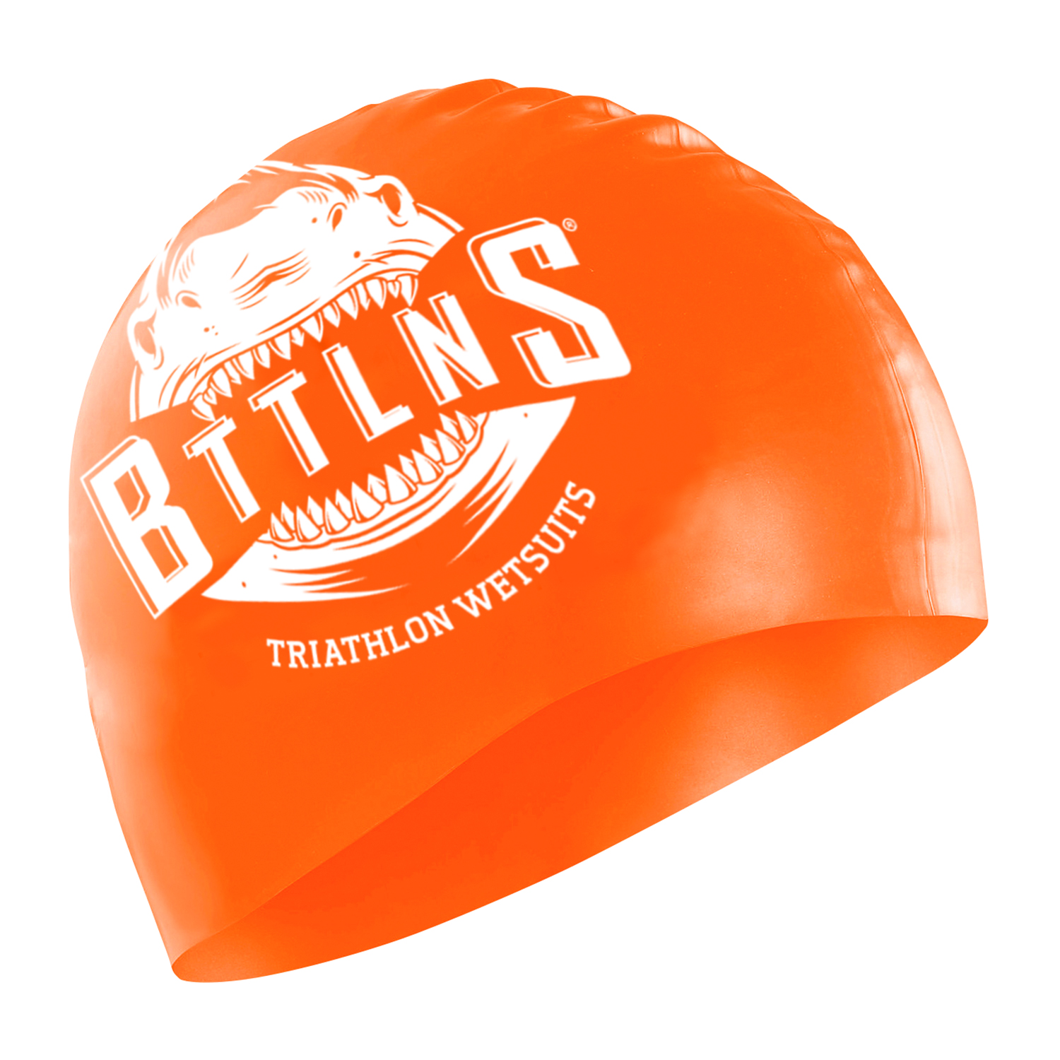 BTTLNS Silicone swimcap neon-orange Shark Absorber 2.0 0318008-035