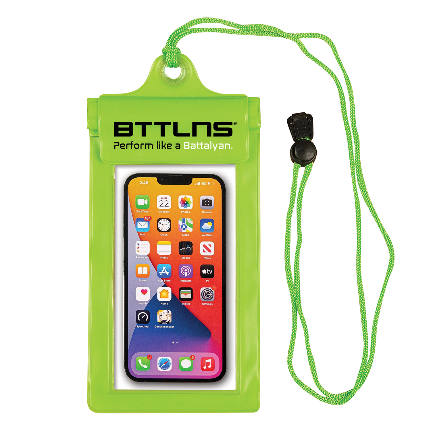 BTTLNS Waterproof phone pouch Iscariot 1.0 green  0317011-044