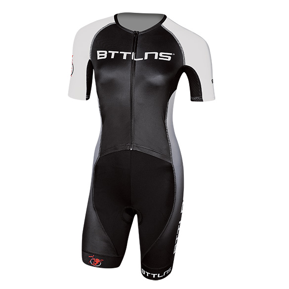 BTTLNS Goddess trisuit short sleeve Typhon 2.0 black/white 0219008-121