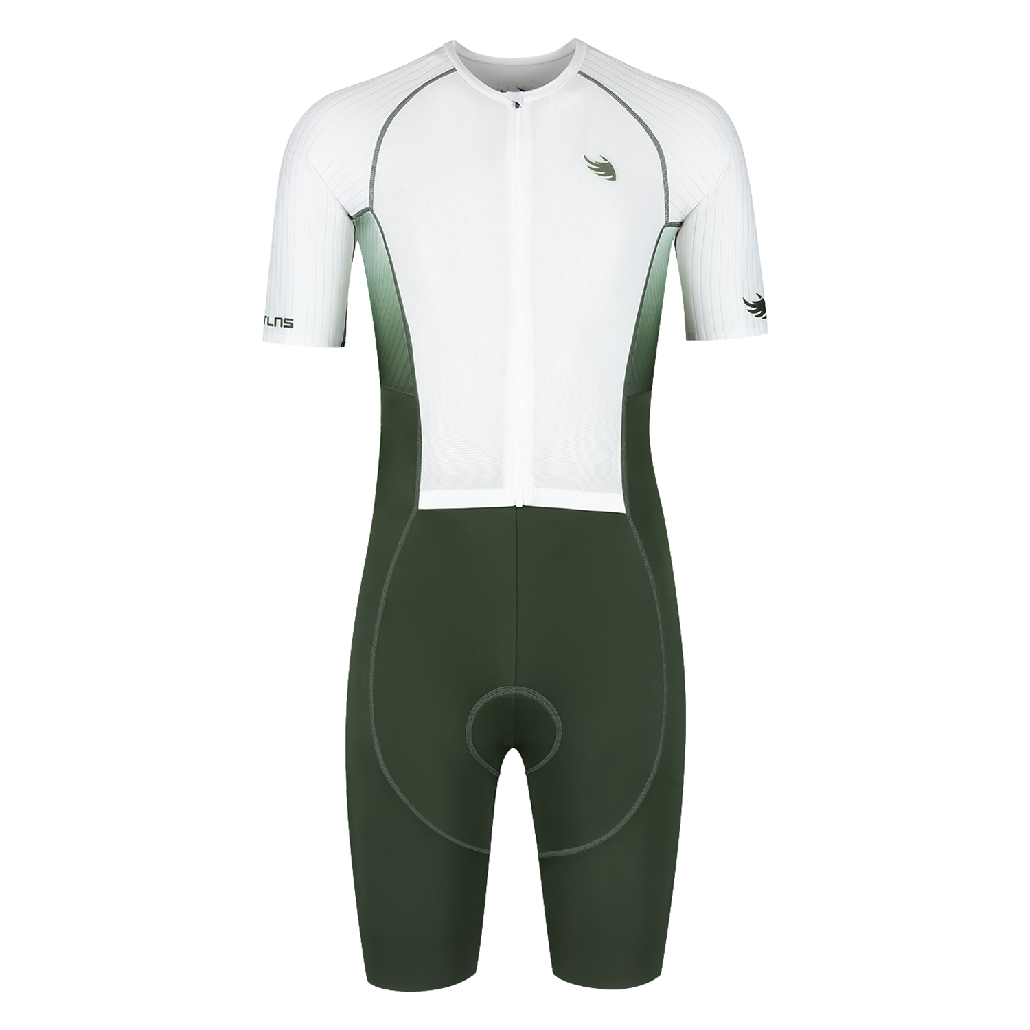 BTTLNS Nemean 1.0 pro aero trisuit short sleeve Guardian Green/Pearl White Gods 0223001-106