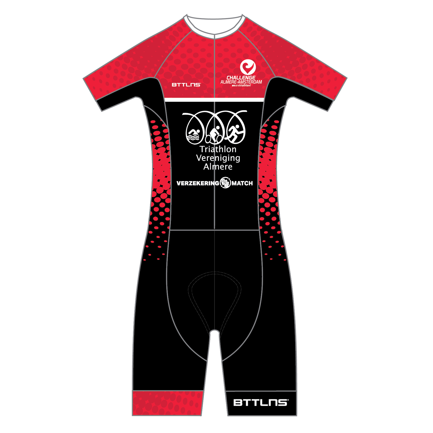 BTTLNS Typhon 2.0 trisuit korte mouw dames Athora ATH-2402010