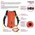 BTTLNS Saferswimmer 28 liter backpack buoy Kronos 1.0 orange  0121004-034