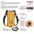 BTTLNS Saferswimmer 28 liter backpack buoy Kronos 1.0 yellow  0121004-032