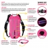 BTTLNS Saferswimmer security lighted buoy dry bag Scamander 2.0 pink  0520003-072