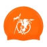 BTTLNS Silicone swimcap neon-orange Shark Absorber 2.0  0318008-035