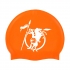 BTTLNS Silicone swimcap neon-orange Shark Absorber 2.0  0318008-035